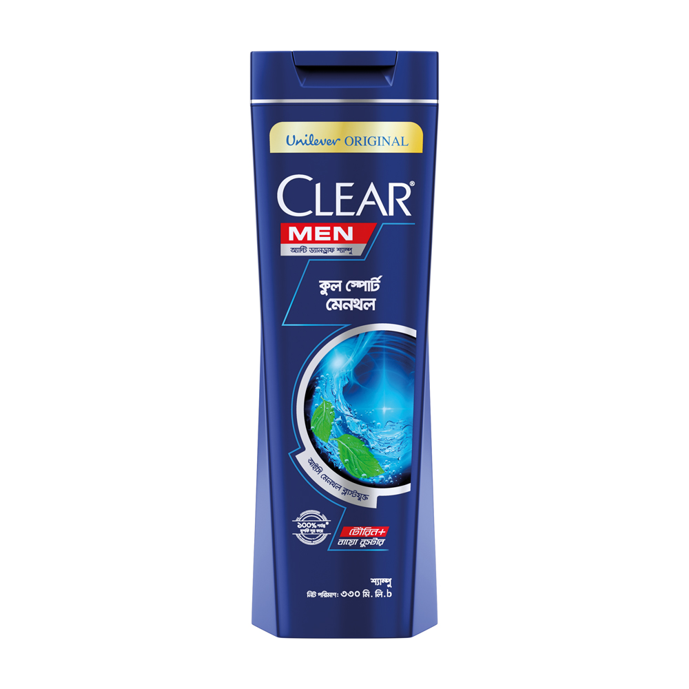 Clear-Man-Shampoo330ml-2 CLEAR MEN COOL SPORT MENTHOL SHAMPOO-330 M L - Image 1