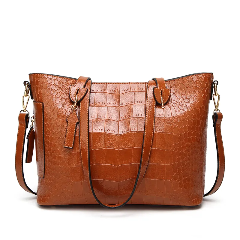 Crocodile-Ambushed-Ladies-Leathe Ladies bags - Image 1