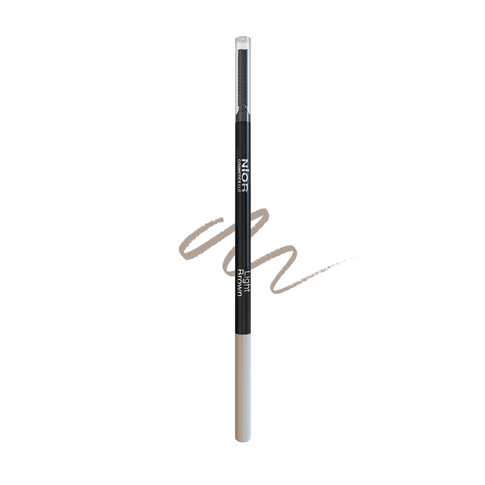NIOR-On-Point-Micro-Eyebrow-Pencil-Light-Brown nior eyebrow pencil brown - Image 1